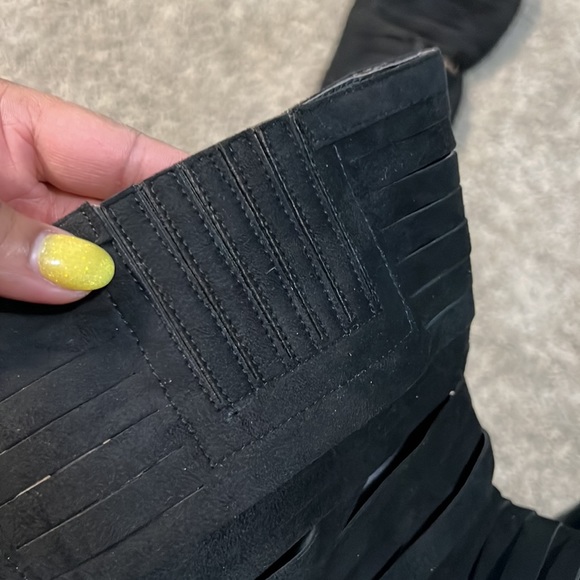 Black Cape Robbin Boots Size 9 - Picture 4 of 6